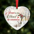 Jésus est le cœur de Noël - Boule de Noël personnalisée