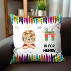 Kid - Alphabet Kid's Name - Personalized Pillow