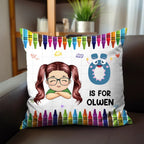 Kid - Alphabet Kid's Name - Personalized Pillow