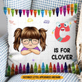 Kid - Alphabet Kid's Name - Personalized Pillow