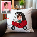 Kid - Baby In Car - Personalized Photo Custom Shaped Pillow(NV)