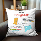 Long Distance Drawing Hug This Pillow - Personalized Pillow