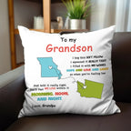 Long Distance Drawing Hug This Pillow - Personalized Pillow