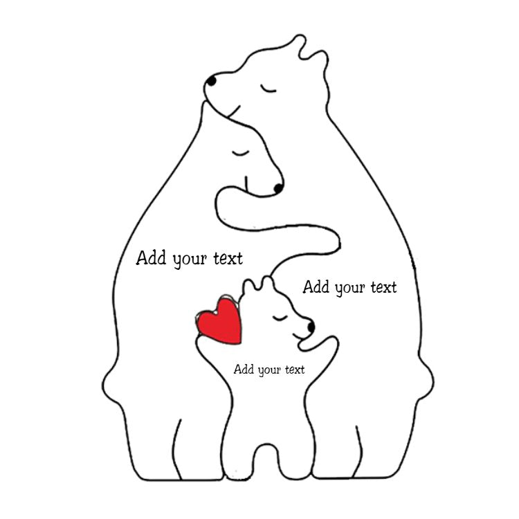 Makezbright Acrylic Bear