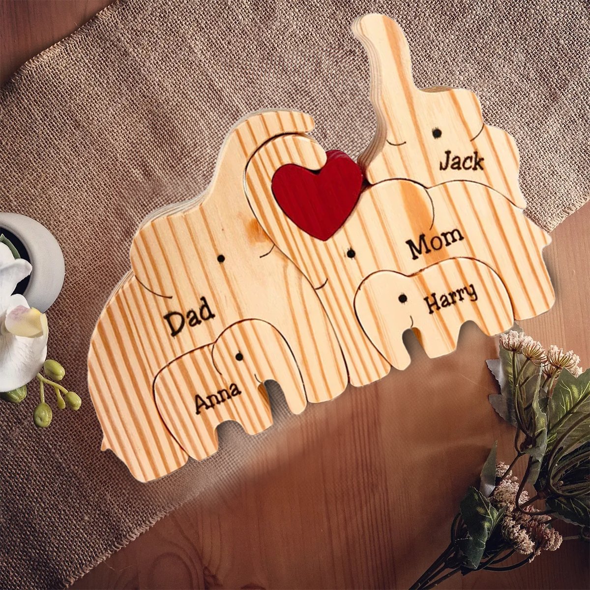 MakeZBright Wood Elephant