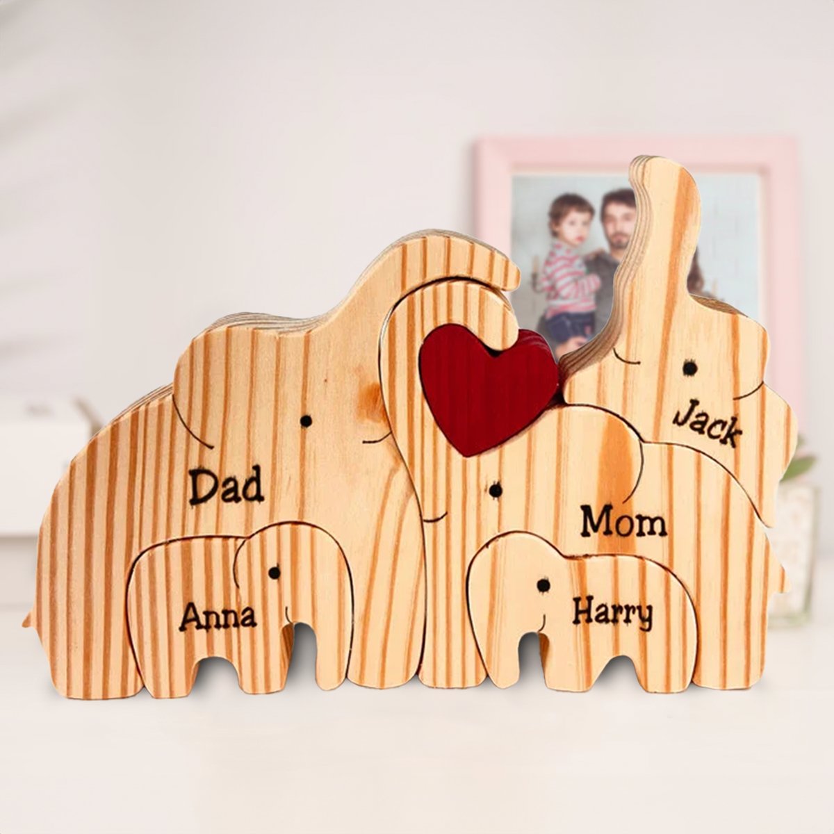 MakeZBright Wood Elephant