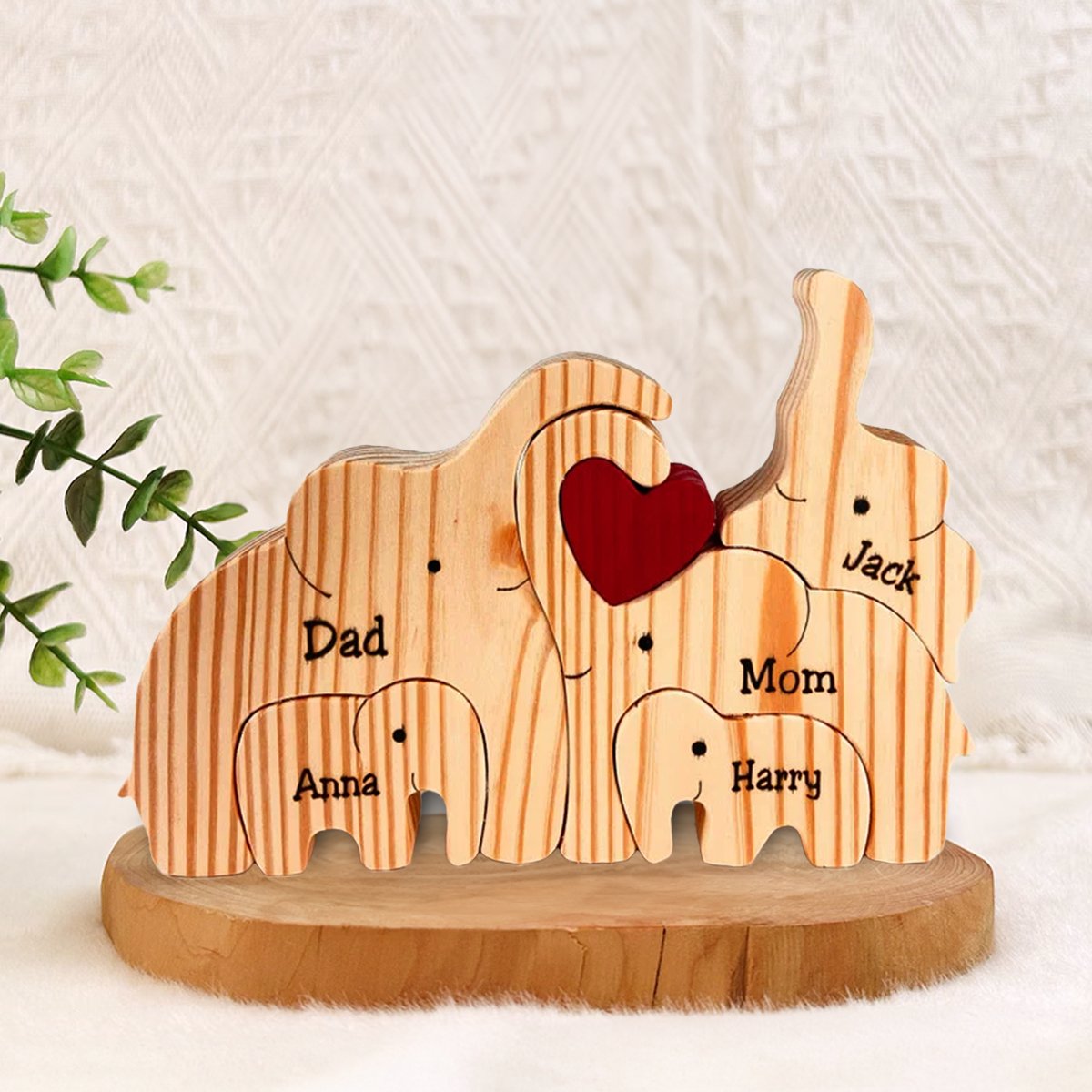 MakeZBright Wood Elephant