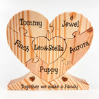 MakeZBright Wood Heart