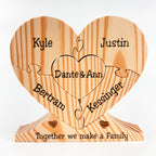 MakeZBright Wood Heart