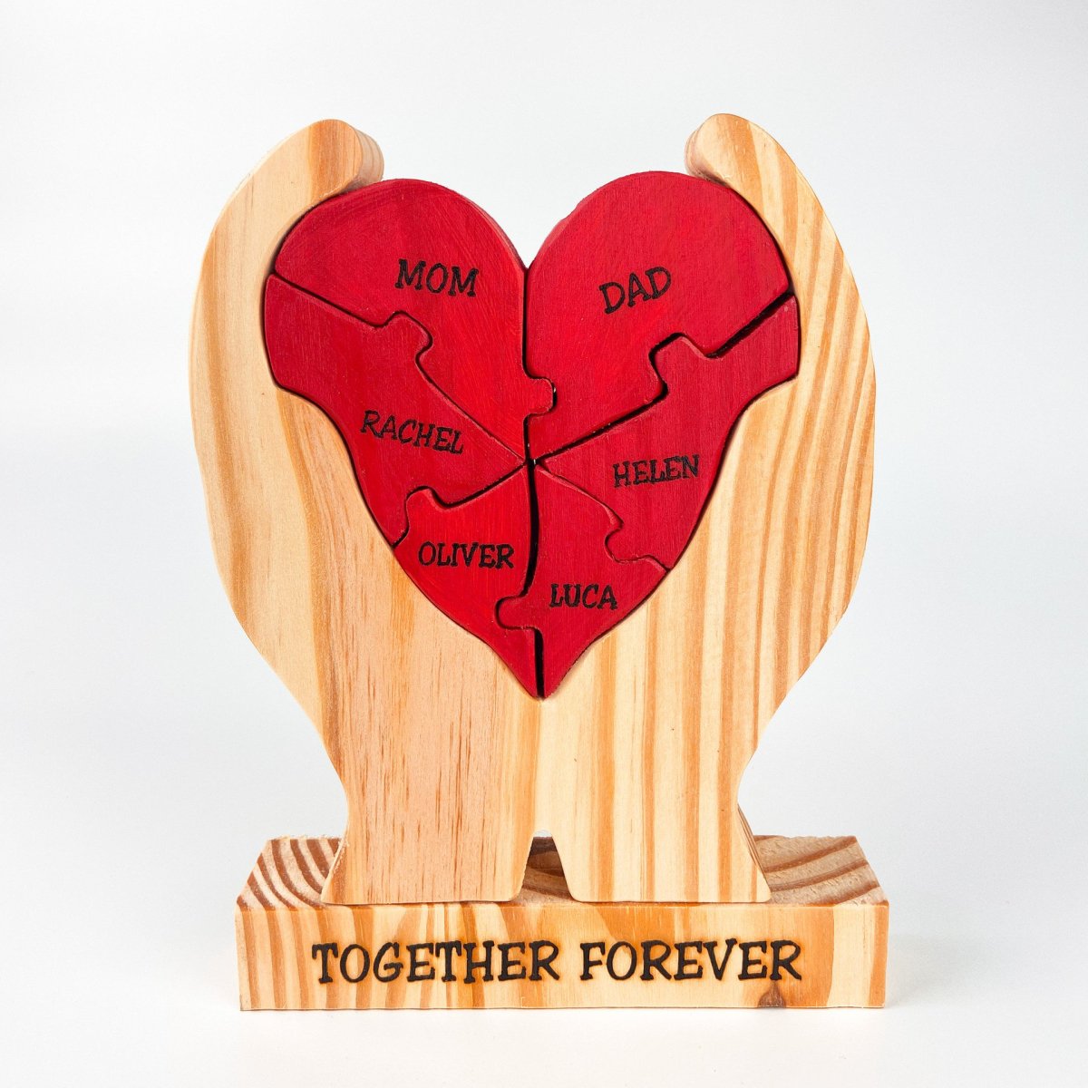 MakeZBright Wood Heart - V2