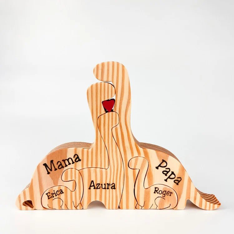 MakeZBright Wooden Dino