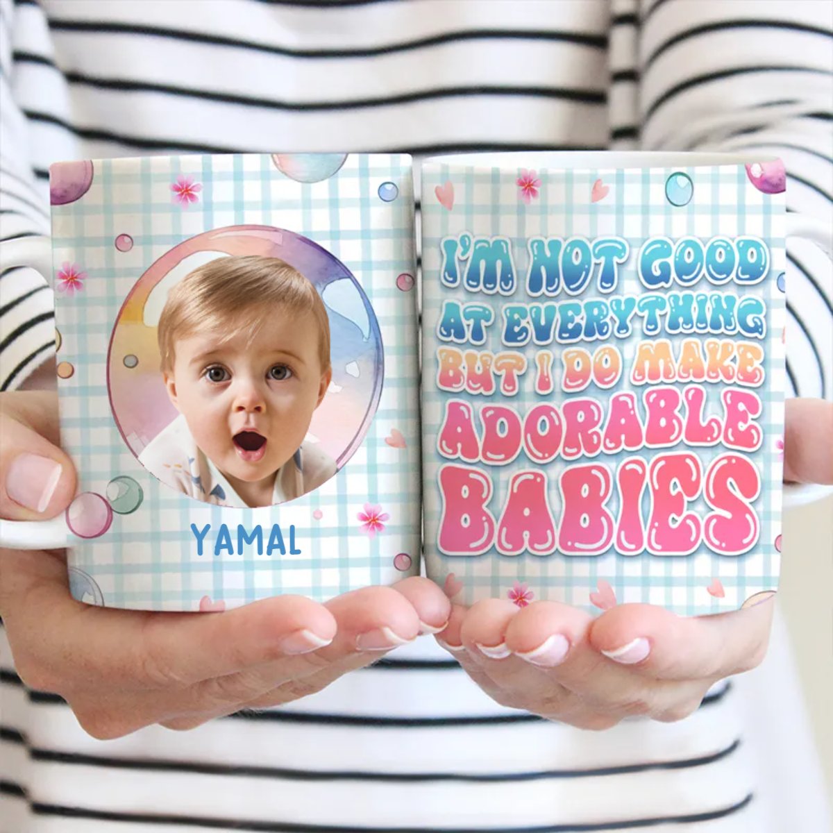 Mother - Custom Photo Not Perfect At Everything - Personalized Mug