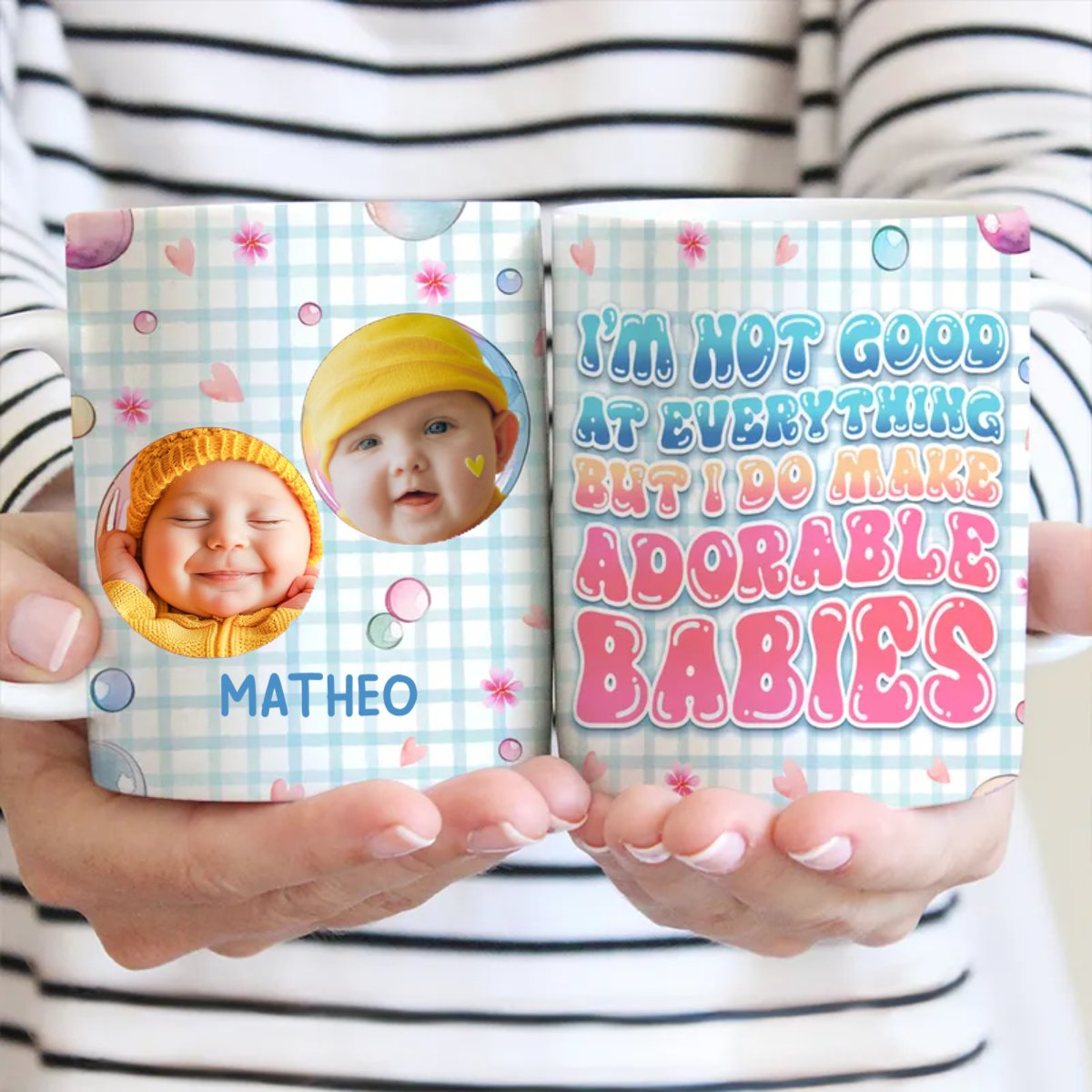 Mother - Custom Photo Not Perfect At Everything - Personalized Mug