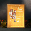 Mother - Happy Mother's Day To Me You Are The World - Personalized Frame Light Box (TL)