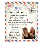 Mother - Mother's Day Blanket Dear Mom, I Love You  - Personalized Blanket
