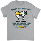 Mutter - Danke Mama für alles - Personalisiertes Unisex T-Shirt
