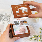 Mother - You're Doing A Great Job First Mother's Day - Personalized Wooden Photo Box (HJ)