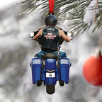 Motorbike Lovers - Personalized Christmas Ornament Gift for Biker