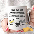 Personalisierte Tasse „Lieber Katzenpapa“