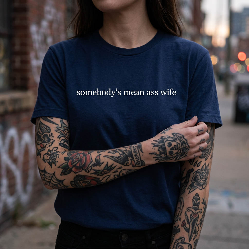 T-shirt « La femme méchante de quelqu'un »