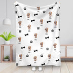 Pet Lover - Upload Your Dog, Cat Photo, Custom Photo Pet - Personalized Blanket
