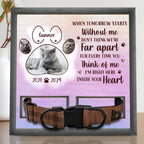Pet Lovers - Custom Photo I'm Right Here Inside Your Heart - Personalized Pet Loss Sign
