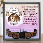 Pet Lovers - Custom Photo I'm Right Here Inside Your Heart - Personalized Pet Loss Sign