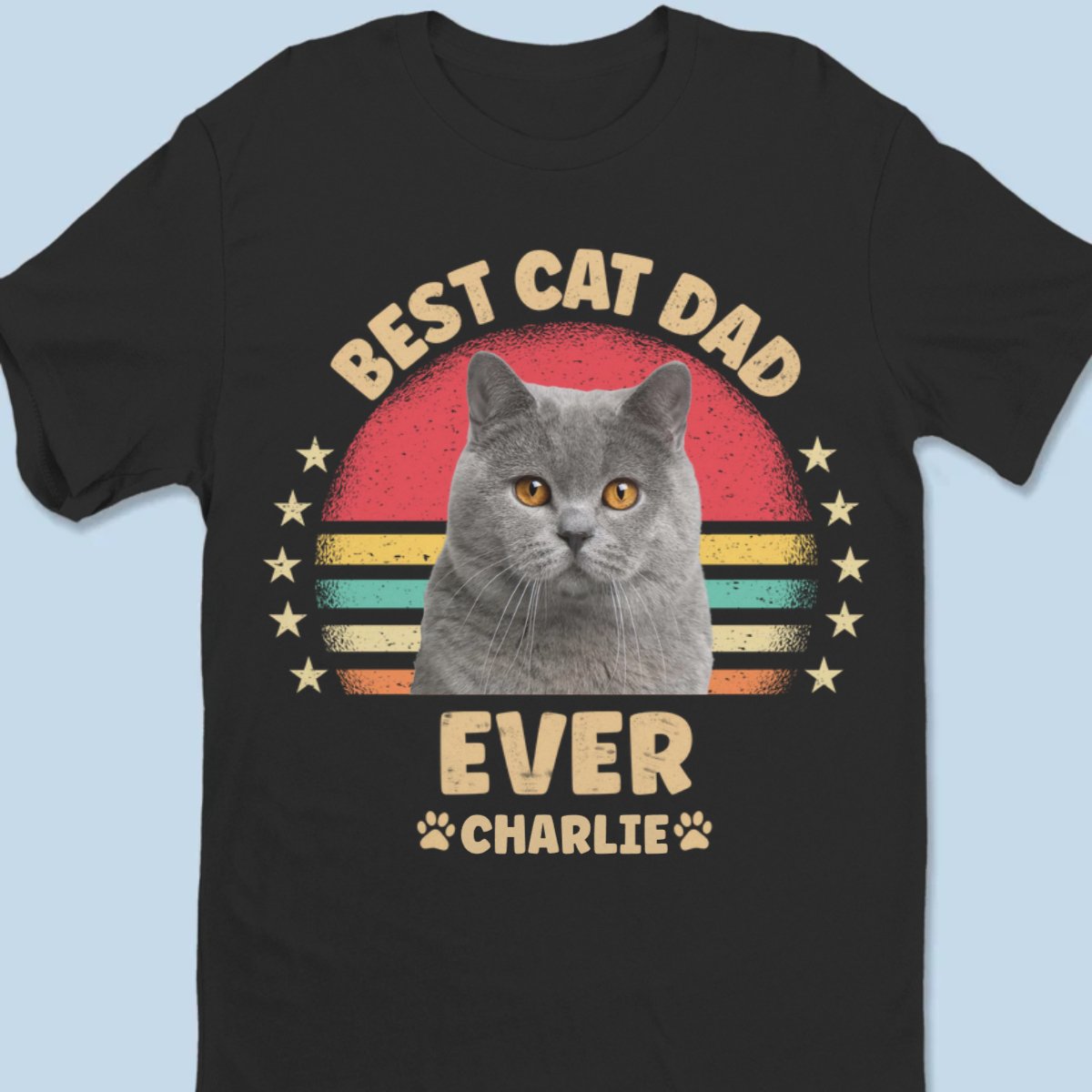 Pet Lovers - Custom Photo The Animals Are Right Here - Dog & Cat Personalized Custom Unisex T-shirt, Hoodie, Sweatshirt - Father's Day, Gift For Pet Owners