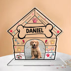 Pet Lovers - Pet Photo Dog House - Personalized Acrylic Plaque