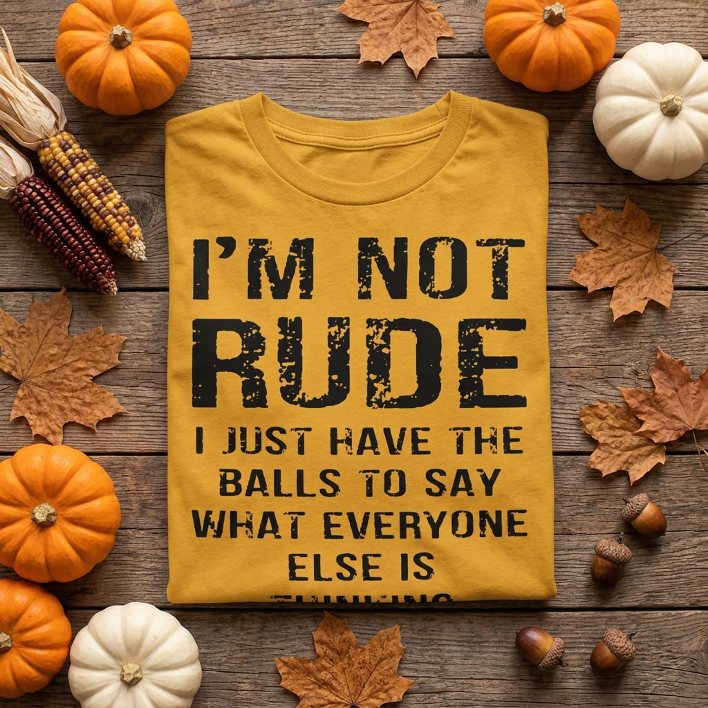 Je ne suis pas impoli, j'ai juste le cran de dire tout ce que les autres pensent – T-shirt