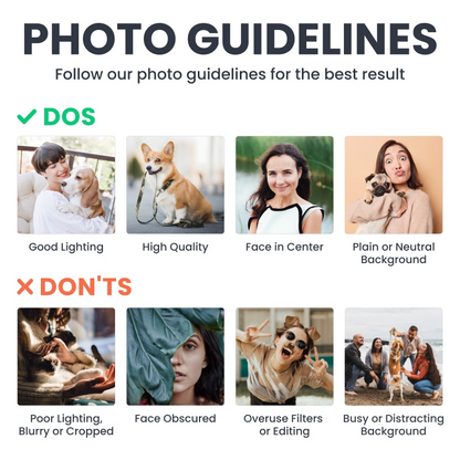 Custom Photo Our Human Servant - Dog & Cat Personalized Custom Accent Mug - Gift For Pet Owners, Pet Lovers