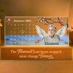 Custom Photo The Moment Your Heart Stopped - Personalized Rectangle LED Light