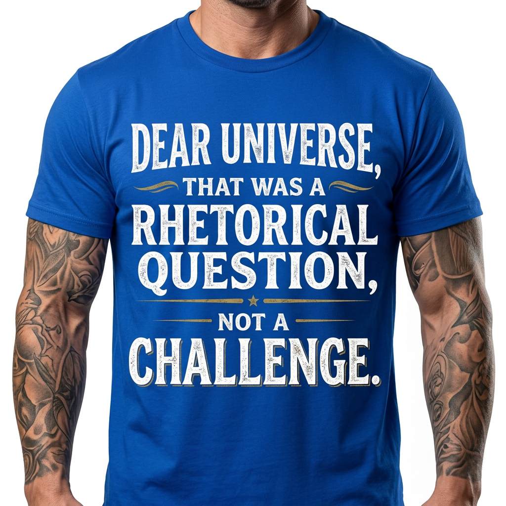 Dear Universe That Was a Rhetorical Question Not a Challenge T-Shirt