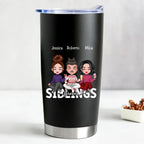 Siblings Forever Stainless Steel Tumbler - Hot & Cold Insulated (LH)