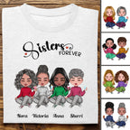 Sœurs - Sœurs pour toujours - T-shirt personnalisé
