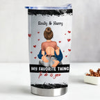 Sleek Personalized Stainless Steel Tumbler - 20oz