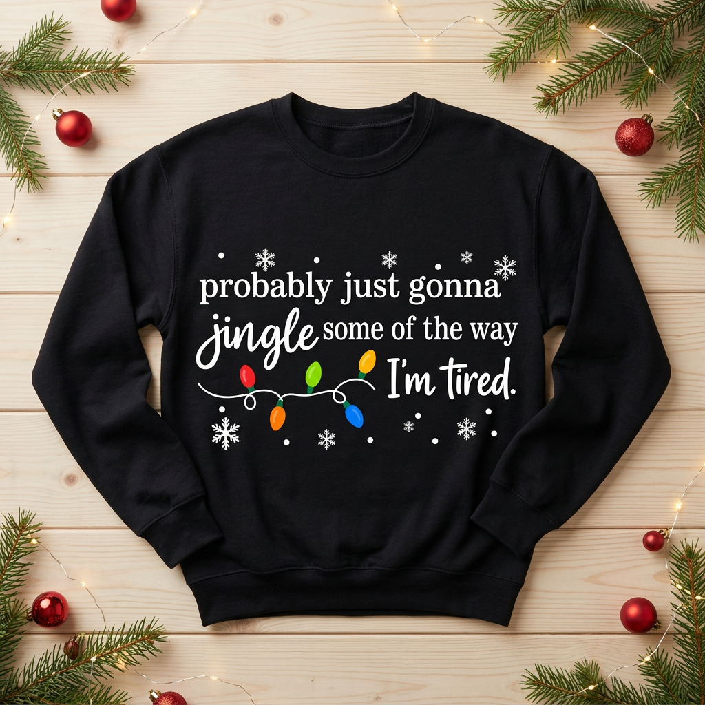 Sweatshirt Black Jingle