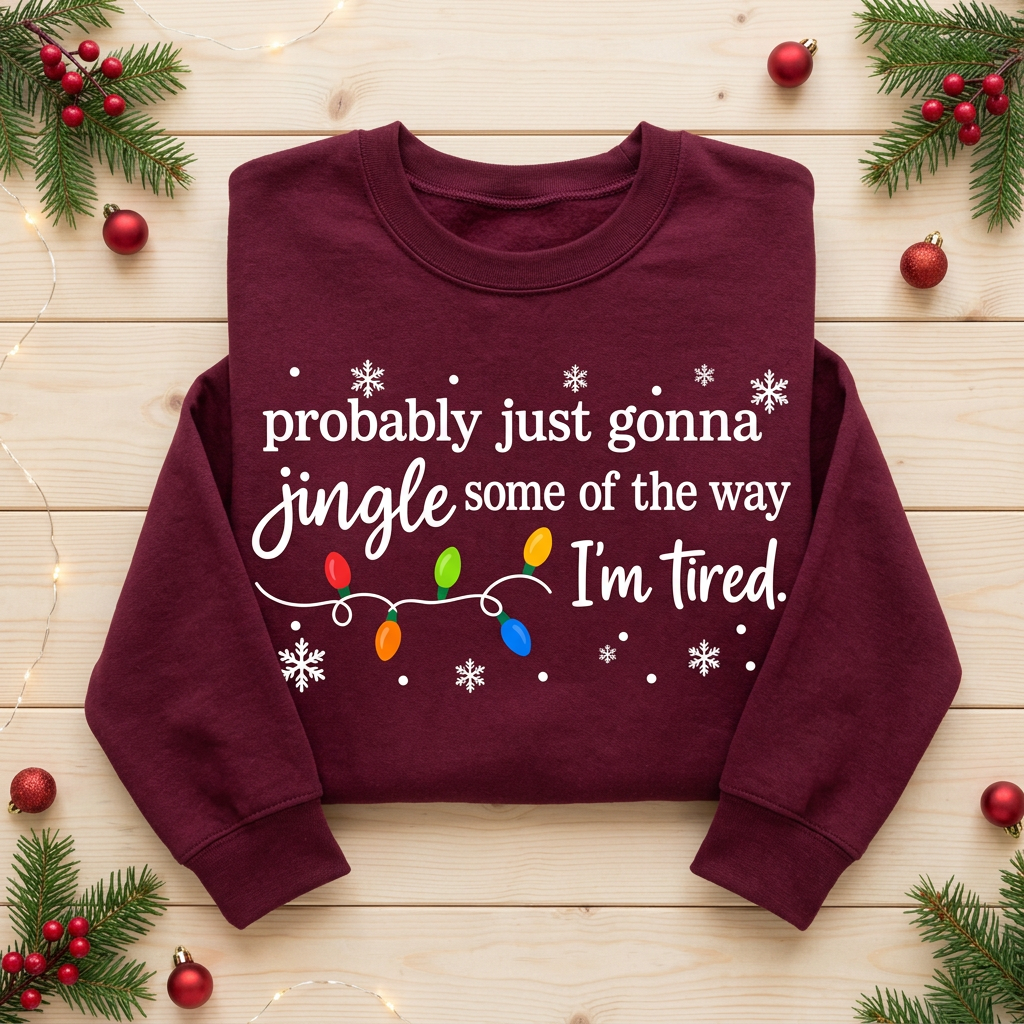 Sweatshirt Burgundy Jingle