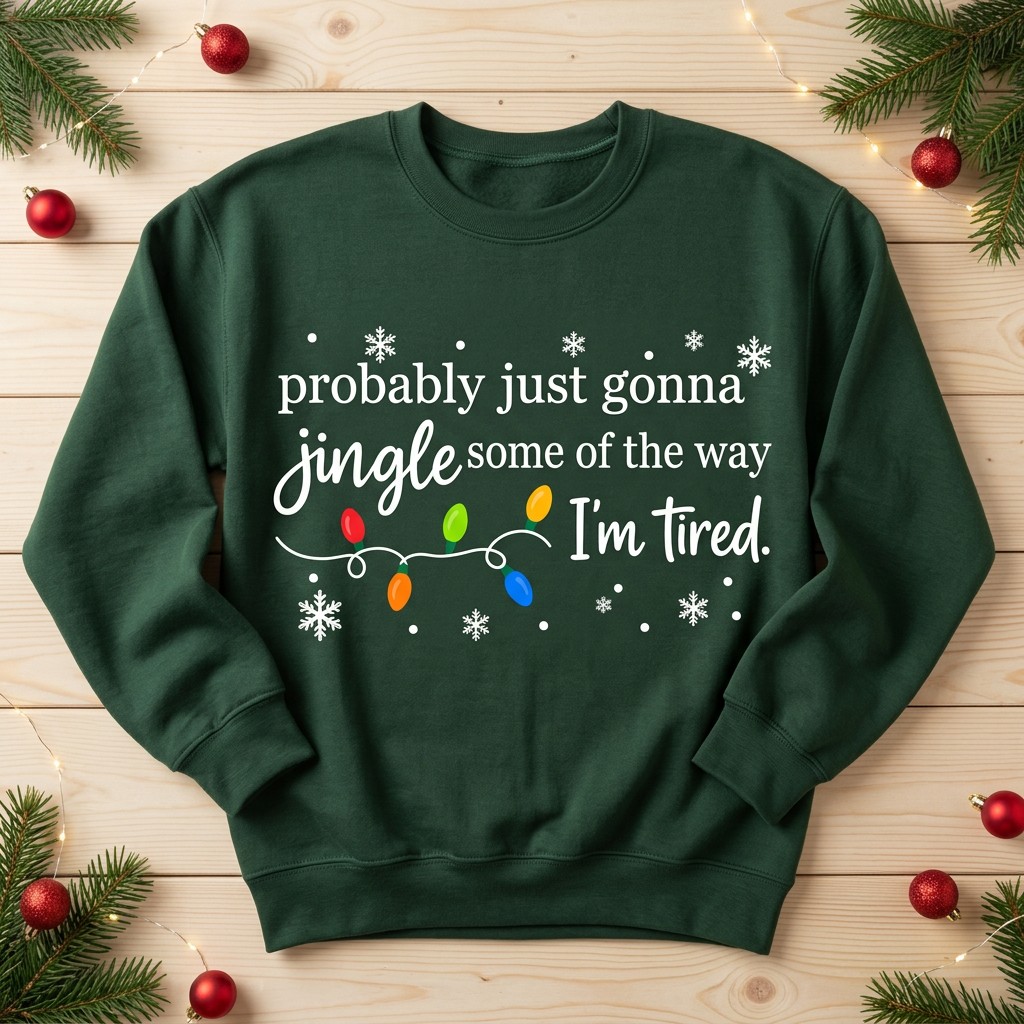 Sweatshirt Forest Green Jingle