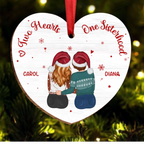 Christmas One Sisterhood - Ornement en bois personnalisé de forme personnalisée