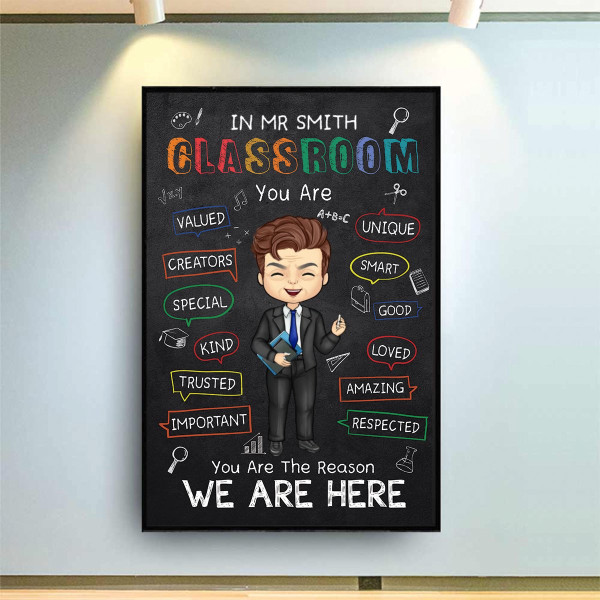 Teacher - In This Classroom You Are - Personalized Poster (TB)