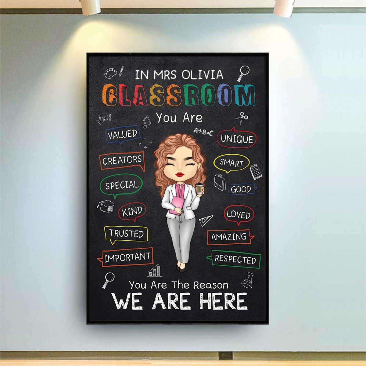 Teacher - In This Classroom You Are - Personalized Poster (TB)