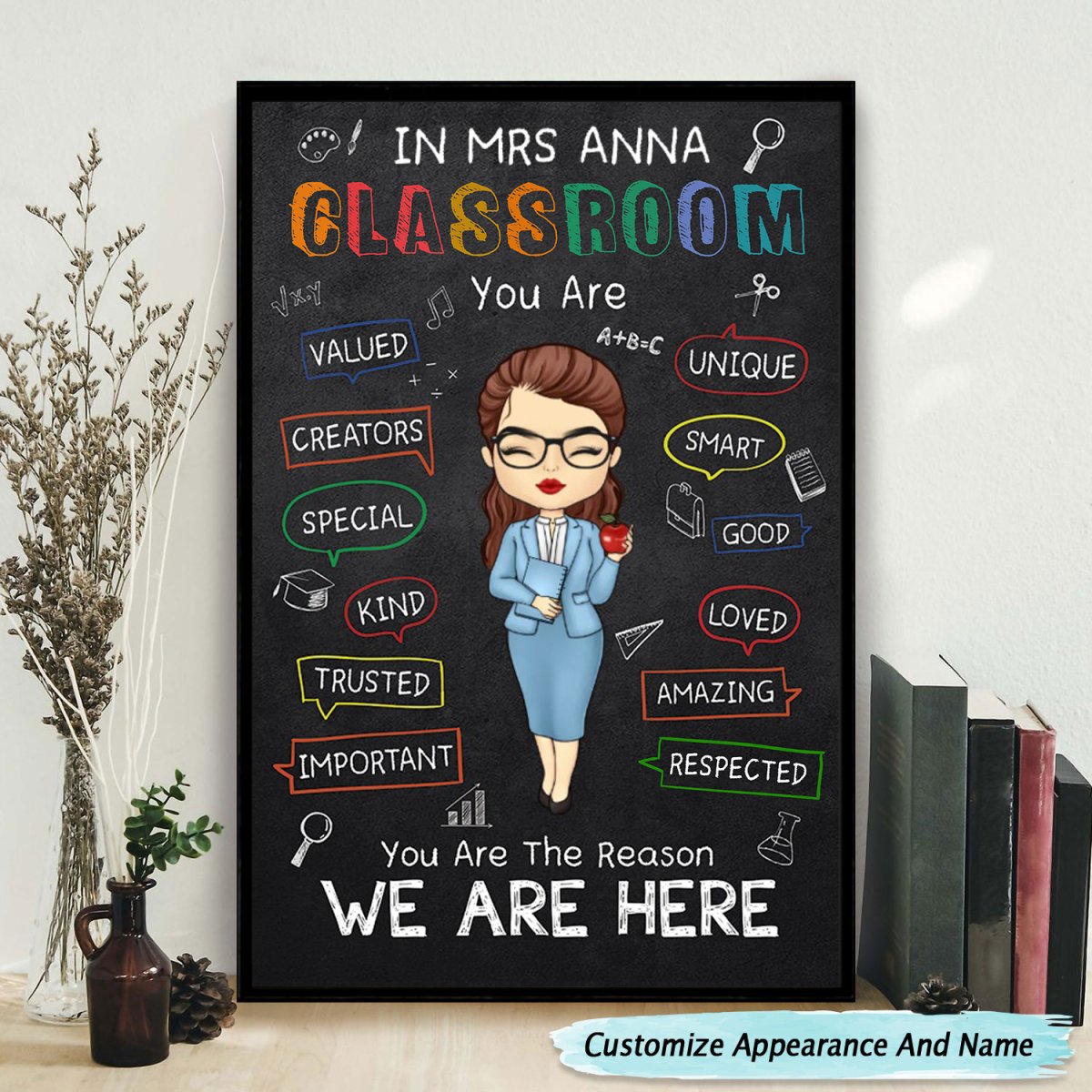 Teacher - In This Classroom You Are - Personalized Poster (TB)