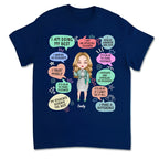 Enseignant - Quotidien de l'enseignant - T-shirt unisexe personnalisé