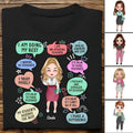 Enseignant - Quotidien de l'enseignant - T-shirt unisexe personnalisé