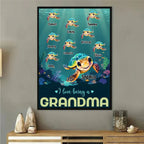This Grandma Belongs To Turtle - Personalized Poster