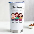 Gobelet This is Us - Gardez vos boissons chaudes ou froides, couvercle anti-fuite, acier inoxydable durable (LH)