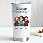 Gobelet This is Us - Gardez vos boissons chaudes ou froides, couvercle anti-fuite, acier inoxydable durable (LH)