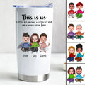 Gobelet This is Us - Gardez vos boissons chaudes ou froides, couvercle anti-fuite, acier inoxydable durable (LH)