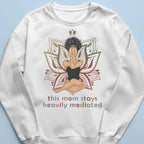 Cette maman reste en méditation profonde - T-shirt, sweat à capuche et sweat-shirt unisexe personnalisés